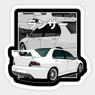 Lancer Evo9 Fragment Sticker